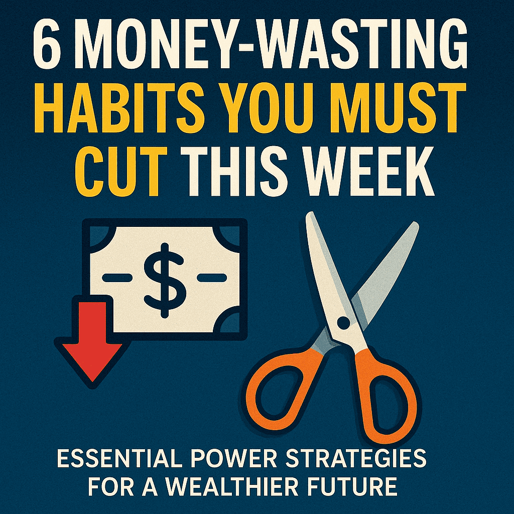 6 Money-Wasting Habits You Must Cut This Week
