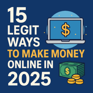 legit ways to make money online in 2025